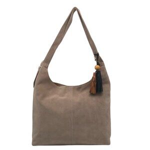 The Sak Sand Suede Huntley Hobo Bag